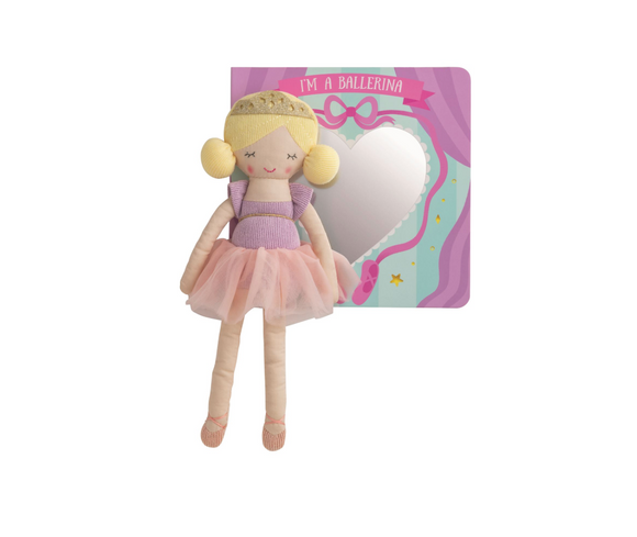 Blue Ballet Book & Doll Set