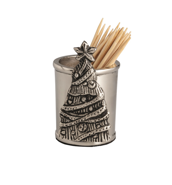 Aluminum Tree Toothpick Holder
