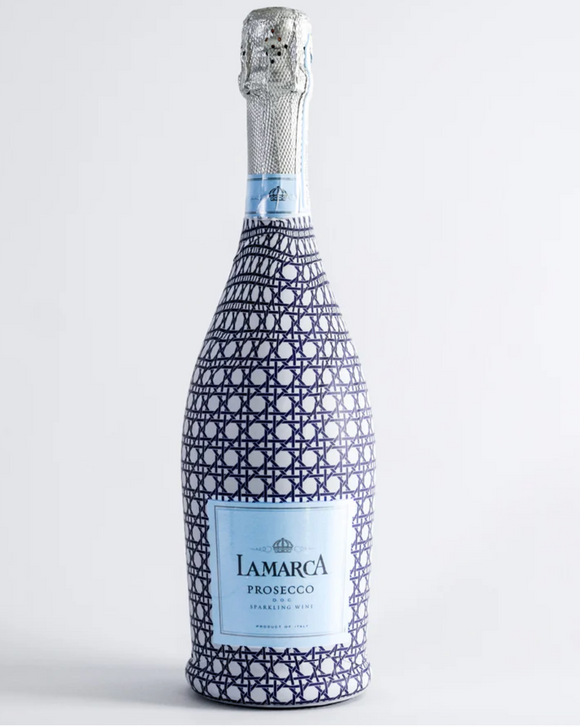 Beau Bottles Navy and White Cane - La Marca Edition