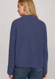 Navy Blue Cozy Half-Zip Sweater