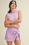 Pink Gingham Wrap Dress