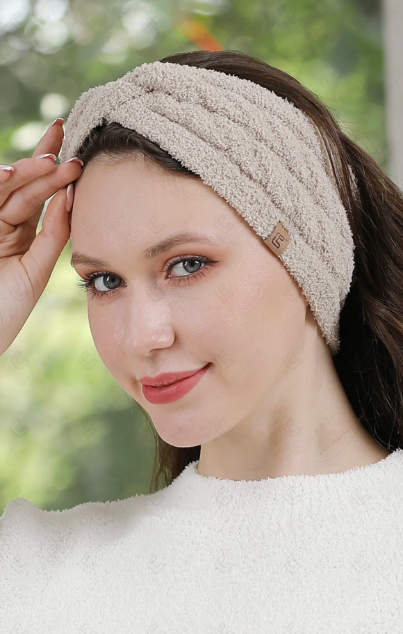 Ribbed Twist Knot Headband
