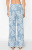 Chambray Pull On Palm Pant