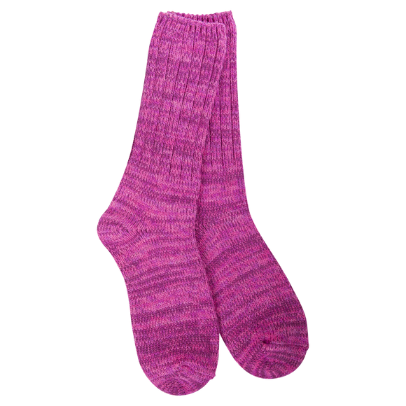 Hot Pink -  Ragg Crew Sock