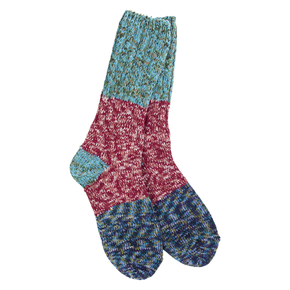 Cranberry  Multi -  Ragg Crew Sock