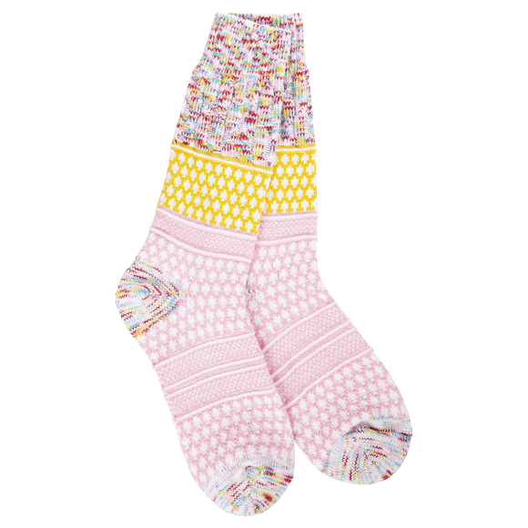 Whimsical Weekend Gallery Crew Socks