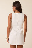 White A-Line Mini Dress