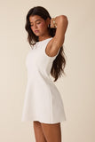 White A-Line Mini Dress