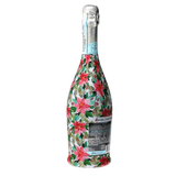 Holiday Bloom Prosecco Bottle Wrap