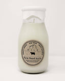 Milk Bottle Candle Farm Stand Apple