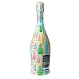 Timeless Christmas Trees Prosecco Bottle Wrap