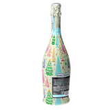 Timeless Christmas Trees Prosecco Bottle Wrap