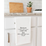 Hacker + Password Funny Towel