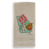 Floral Georgia On My Mind: Dishtowel