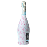 Pastel Birthday Party Hats Prosecco Bottle Wrap