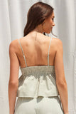 V Neck Babydoll Tank Top