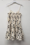 Black Embroidery Cut Out Mini Dress