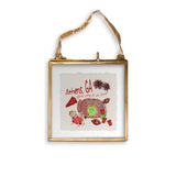 Georgia Football Pattern: Dishtowel