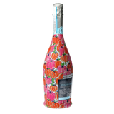 Pink & Orange Pumpkins Prosecco Bottle Wrap