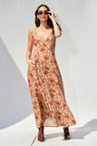 Leopard Open Back Maxi Dress
