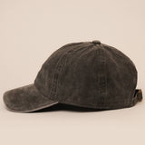 Ghost - Black Embroidered Baseball Hat