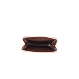Taupe Double Compartment Braided Handle Bag
