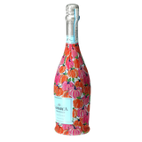 Pink & Orange Pumpkins Prosecco Bottle Wrap
