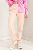 Pastel Pink Sweater & Jogger Pant Set