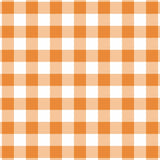 Orange & White Gingham Prosecco Bottle Wrap