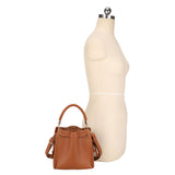 Top Handle Bucket Bag