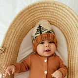 Forest Knit Beanie Hat 0-6 mo