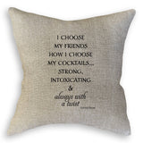 I Choose My Friends: Dishtowel
