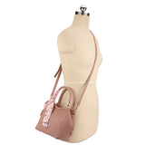 Tan Bucket Bag with Scarf Detail