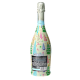 Timeless Christmas Trees Prosecco Bottle Wrap