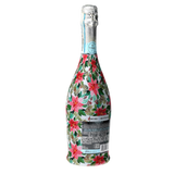 Holiday Bloom Prosecco Bottle Wrap