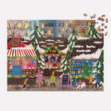 Joy Laforme Merry Market 1000 Piece Foil Puzzle in a Square Box