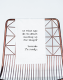 Ready for Bingo Funny Towel