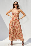 Leopard Open Back Maxi Dress