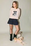 Beige Schnauzer Sweater