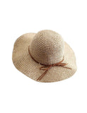 Packable Bow Breathable Straw Hat