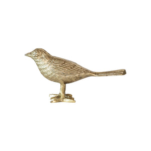 Gold Cast Aluminum Bird