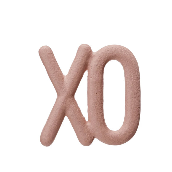 Pink Cast Iron XO Trivet