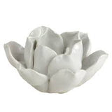White Lotus Tea Light Holder