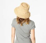 Perla - Crochet Raffia Bell Bucket Hat
