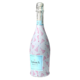 Pastel Birthday Party Hats Prosecco Bottle Wrap