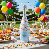 Colorful Dots Prosecco Bottle Wrap