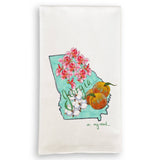 Floral Georgia On My Mind: Dishtowel