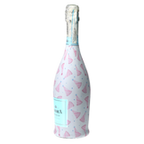 Pastel Birthday Party Hats Prosecco Bottle Wrap