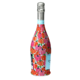 Pink & Orange Pumpkins Prosecco Bottle Wrap