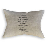 I Choose My Friends: Dishtowel